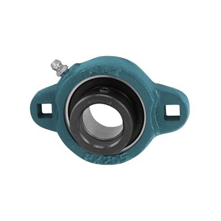 Ami Bearings AMI BEARINGS -SINGLE ROW BALL BEARING - 5/8in NARR ECCENTRIC COLLAR MALLEABLE 2-BOLT FLANGE KHFX202-10